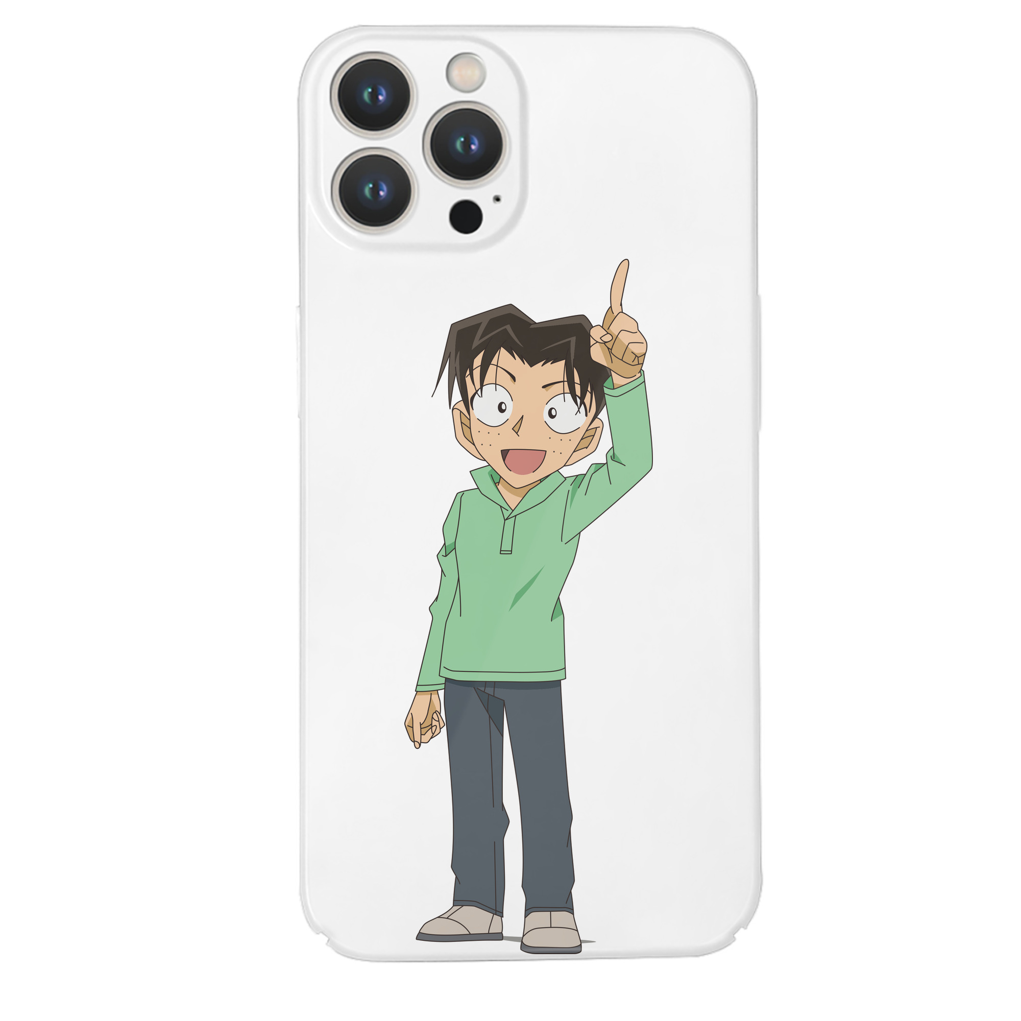 （画像用） 名探偵コナン 円谷 光彦 つぶらや みつひこ Detective Conan Mitch Tennyson 【iPhone 14シリーズ対応】ハードケース